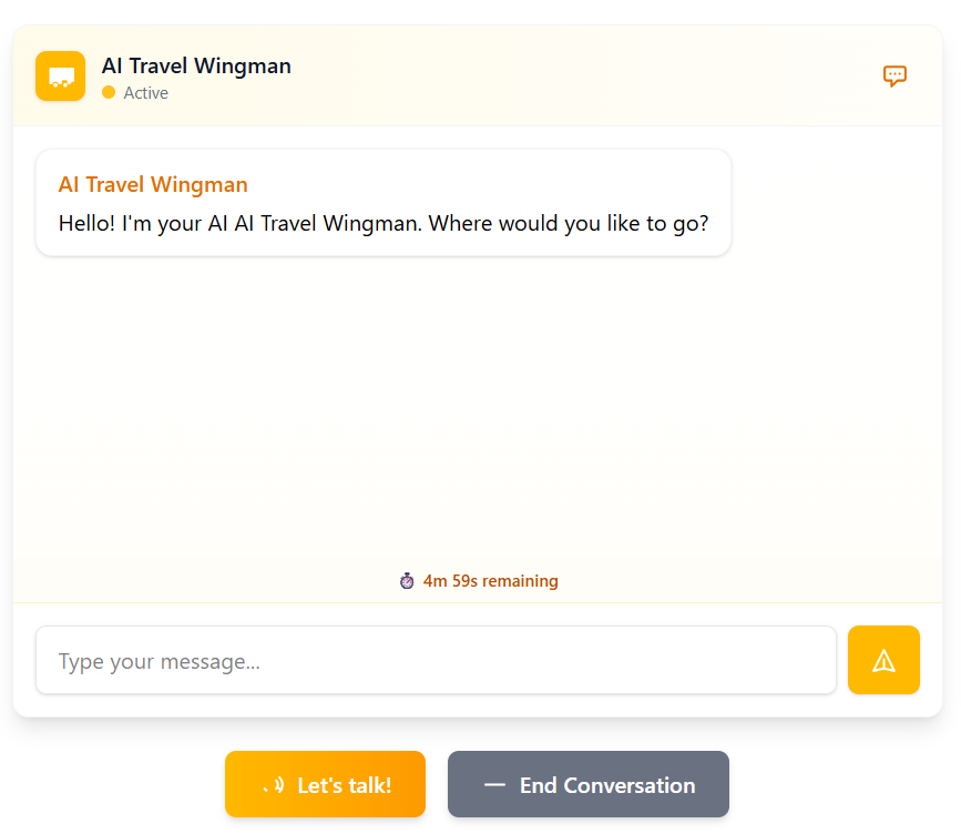 Chat Interface Preview