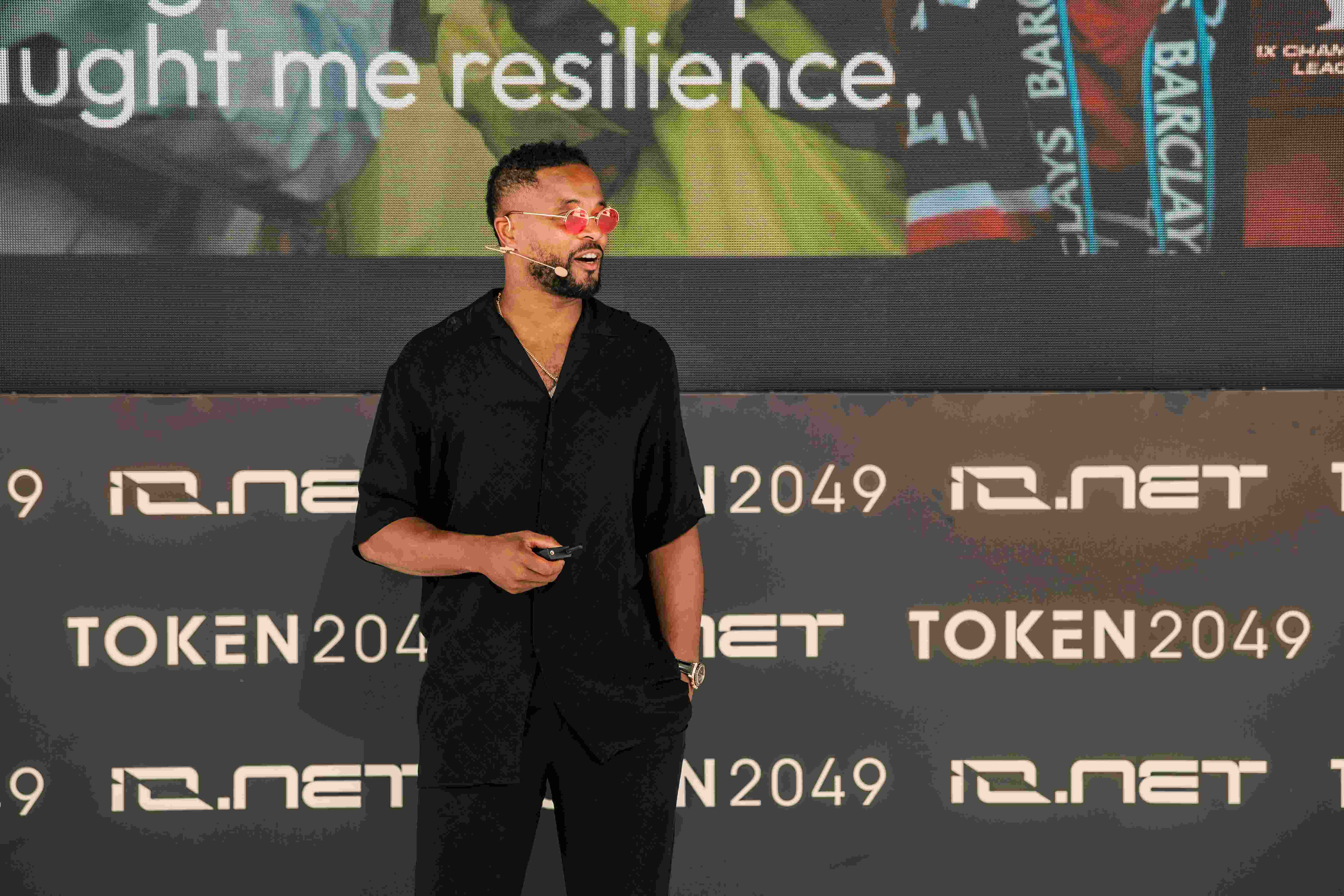 Patrice Evra at TOKEN2049 Dubai 2025